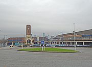 Roundabout at Seacombe Ferry Terminal