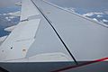 Shock wave above airliner wing (7)