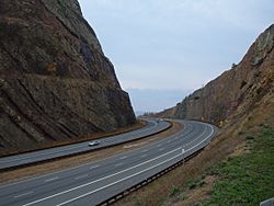 Sideling Hill road cut for Interstate 68 in Maryland