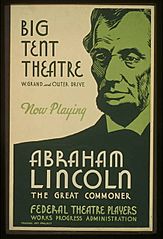 WPA Theatre Poster-Abraham Lincoln