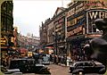 London , Piccadilly Circus looking up Shaftsbury Ave , circa 1949 ,Kodachrome by Chalmers Butterfield