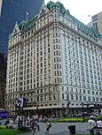 The Plaza Hotel, seen from corner of 5th Ave and 59th St