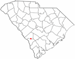 Location of Kline, South Carolina