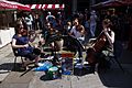 String quartet at Piccadilly Market in July 2013
