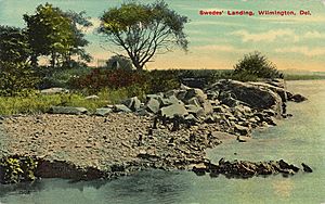 Swedes' Landing, Wilmington, Del–postcard–early 20th century