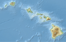 Location of Lake Waiau in Hawaii, US