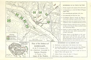 British defence plan during Battle of Koregaon