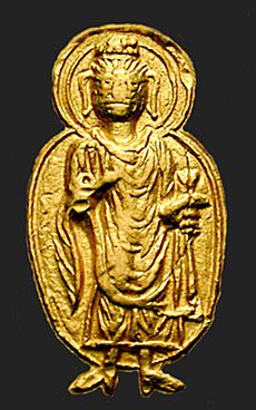 Buddha in the coinage of Kanishka I