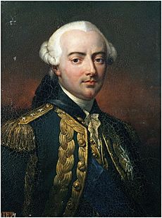 Charles Henri Jean-Baptiste, Comte d'Estaing (1729-94) (par Jean-Pierre Franque)
