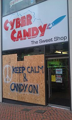 Cyber Candy Birmingham after riots