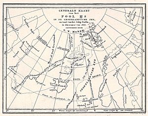 Generale kaart van het pool ĳs in de Groenlandsche Zee, en vaart van het schip Baffin in den zomer van 1821 - UvA-BC OTM HB-KZL (cropped)