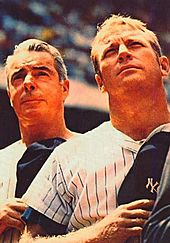 Joe DiMaggio and Mickey Mantle 1970