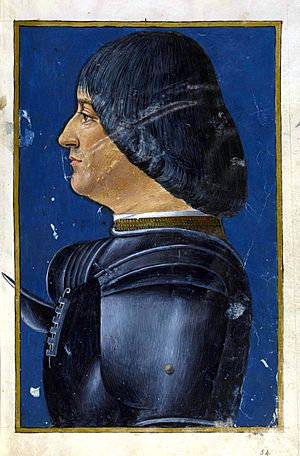 Ludovico Sforza by G.A. de Predis (Donatus Grammatica)