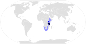 Map showing countries President John Magufuli of Tanzania has visited