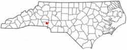 Location of Stanley, North Carolina