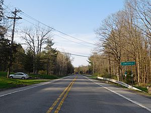 NY 240 northbound in Jewettville