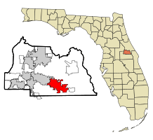 Location in Seminole County and the state of Florida