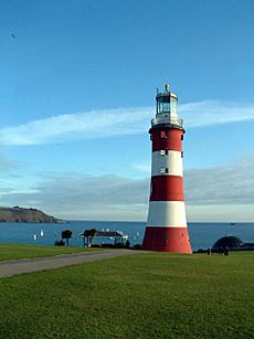 Smeatons Lighthouse on Plymouth Hoe