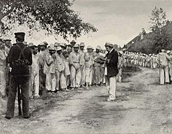 Spanish Navy Prisoners of War at Seavey's Island
