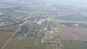 Aerial photograph of Udall in 2015