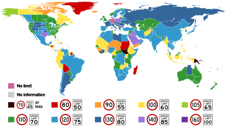 World Speed Limits