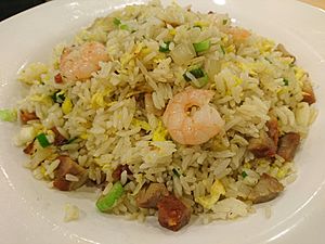 Yeung Chow Fried Rice in Hong Kong Fast Food Shop