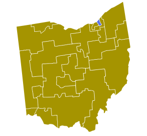 1984 Ohio Democratic presidential primary election results by congressional district