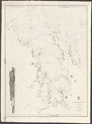 Admiralty Chart No 1333 Australia Port Essington, Published 1840