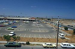 Aerial view of KMart shopping centre, Port Adelaide, 1986