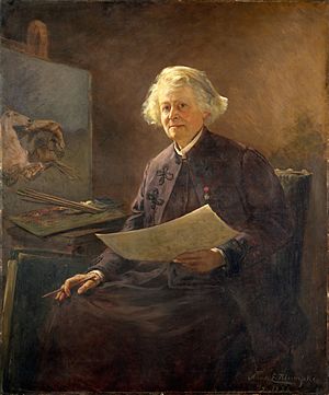 Anna Klumpke - Portrait of Rosa Bonheur (1898)