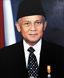 B. J. Habibie, President of Indonesia portrait.jpg