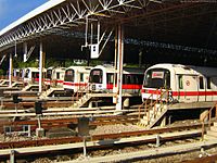 Bishan Depot trains