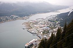 Downtown Juneau and Douglas Island
