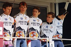 Festina cycling team - Paris-Nice 1993