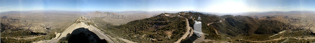 Kitt Peak National Observatory - 400° panorama taken from the Mayall 4-meter observatory