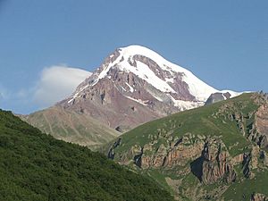 Mount. Mkinvarcveri (Kazbek) 5033 m., Stefancminda district