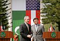 Musharaff and Bush in Islamabad