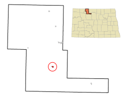 Location of Grano, North Dakota