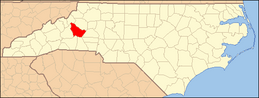 North Carolina Map Highlighting Burke County.PNG