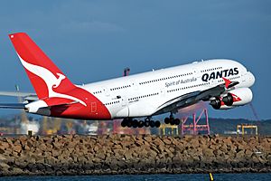 Qantas A380 VH-OQB Sydney
