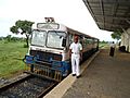 Rail bus manufacturd by sri lankan railway engineers