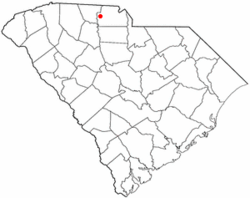 Location of Hickory Grove, South Carolina