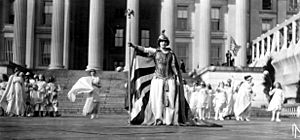 Suffrage pageant Washington 1913