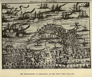 The Bombardment of Alexandria as seen from Cairo