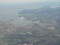 Vista aérea de la Bahía de Santander