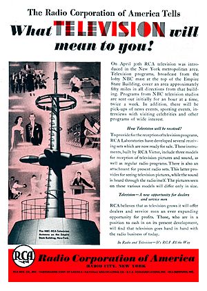 1939 RCA Television Advertisement
