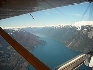 Aerial View of Harrison Lake