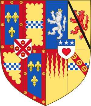 Arms of Margaret Douglas, Countess of Lennox