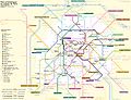 Carte Métro de Paris