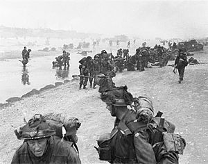 D-day - British Forces during the Invasion of Normandy 6 June 1944 B5114